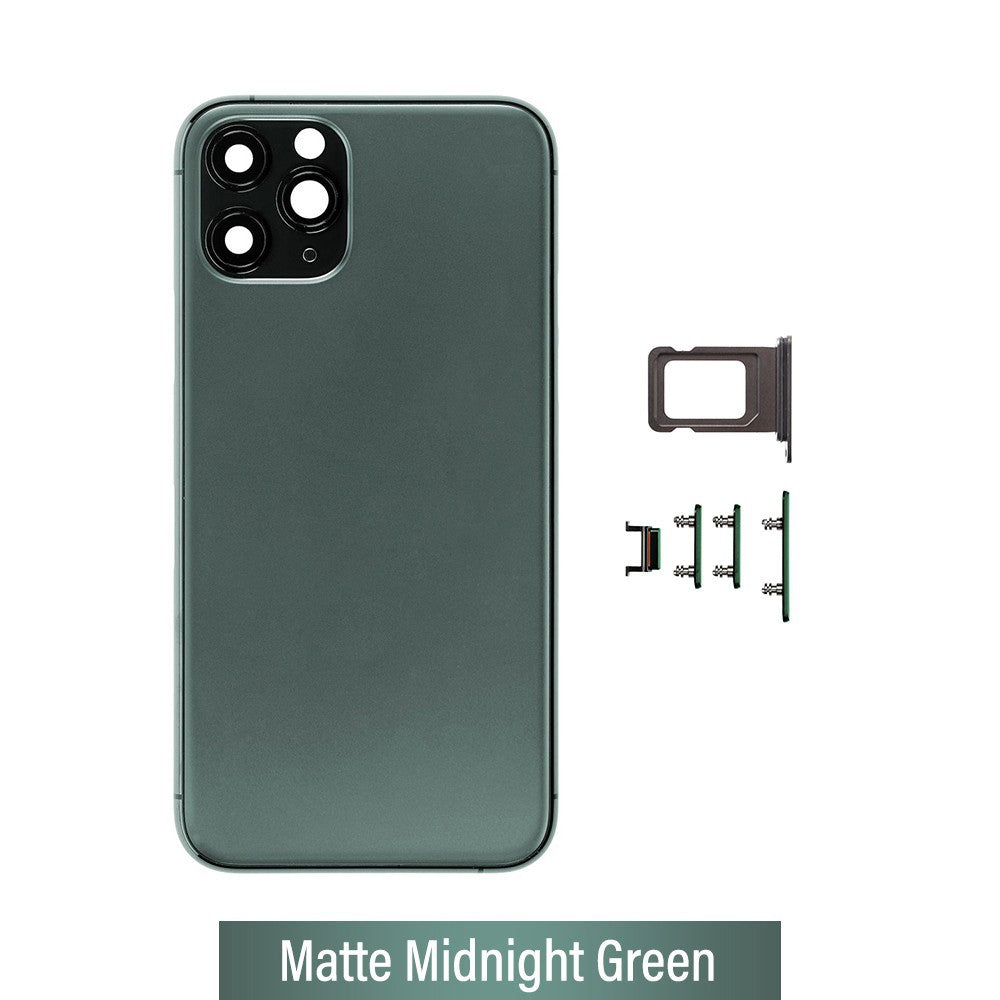 Rear Housing for iPhone 11 Pro (NO LOGO)-Midnight Green Rear Housing for iPhone 11 Pro (NO LOGO)-Midnight Green